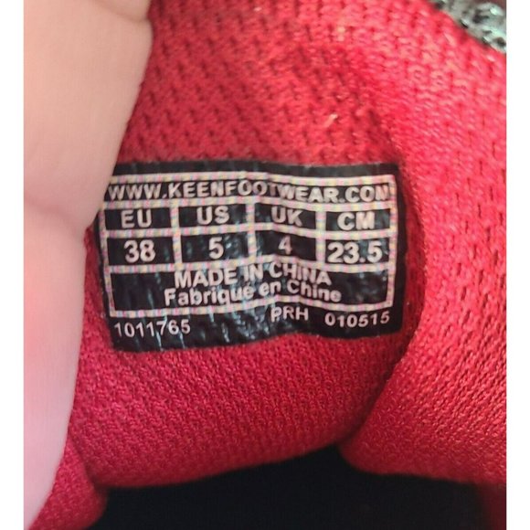 KEEN Koven Low Hiking Shoes Gray Black Youth 5/ Women 6.5 1011765 Waterproof - Picture 9 of 9